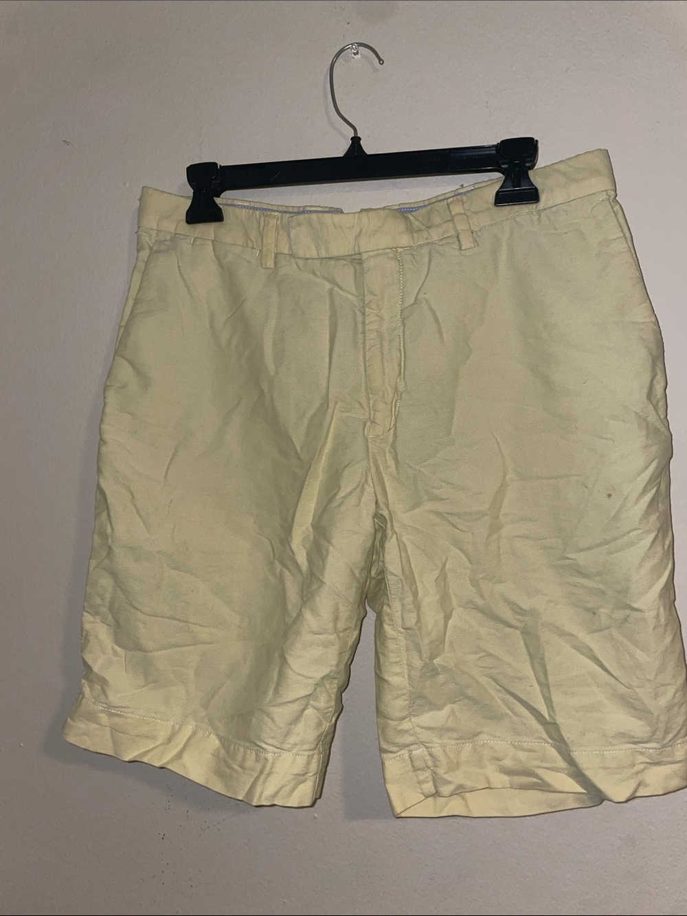 Polo Ralph Lauren Men's Light Yellow Casual Shorts Waist 32